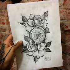 Time Tattoo Pocket Watch Watch Tattoo Design Pocket Watch Tattoo Design Clock And Rose Tattoo