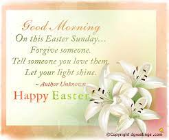 Good morning&happy easter sunday, which commemorates the resurrection of jesus christ. On This Easter Sunday Forgive Someone Tell Someone You Love Them Let Your Light Shine