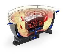 Pöytägrilli Feuerdesign Vesuvio anthrazi - Grillit hiili,prikettit, puristeet - 9951449 - 6