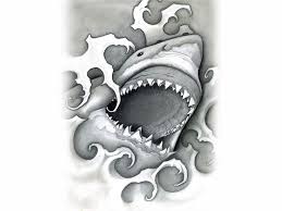 Shark tattoo outline vectors (156). Pin By Wes Bennett On Tats Shark Tattoos Tattoo Designs Head Tattoos
