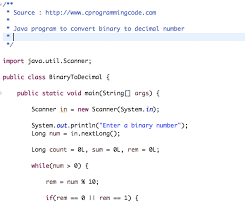 This method takes a single parameter of integer and return a string that represent the equal binary number. Convert Binary To Hexadecimal Java Code