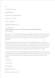 04/06/2021 cover letter for graduate school: College Admission Application Letter For International Political Economy Program Templates At Allbusinesstemplates Com