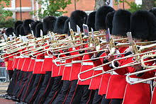 We were lucky to get a good vantage. Trooping The Colour Wikipedia
