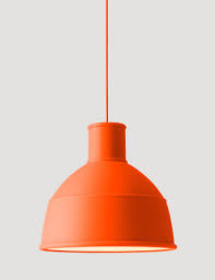 Unfold Unfold Pendant Light Orange Light Fixture Orange Pendant Light