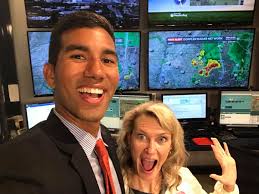 On the anchor desk tonight with Leigh Brock WBTV! She says she's excited  because the rain is moving out of the area-at least for tonight! We'll be 