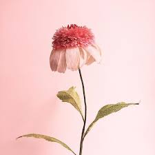 Crepe Paper Echinacea Coneflower By Tiffanie Turner Paper Flowers Crepe Paper Flowers Flowers