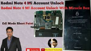 Unlock with security question or unlock with google account. Redmi Note 4 Mi Cuenta Desbloqueada Ll Redmi Note 4 Mi Cuenta Desbloqueada Con Miracle Box Ll Nuevo Video 2020 Gsmneo