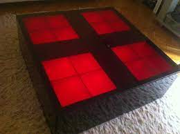 Under the glass there is a red plexiglass square and the 5x5 division are made of carton pluma. How To Build A Daft Punk Table Replica 8 Steps With Pictures Instructables