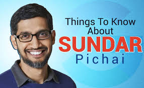 Ruth porat, svp and cfo. Happy Birthday Sundar Pichai 10 Unknown Facts About The Google Ceo
