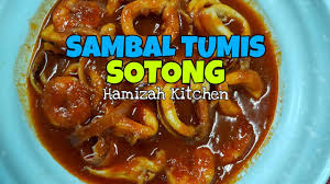 Sambal tumis sotong kering ( kembang ) by masak apa kita resepi 331. Resepi Sambal Tumis Sotong Udang Sedap Dan Simple Hamizah Kitchen Youtube
