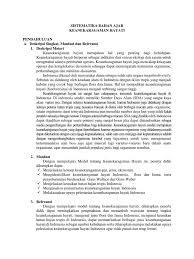 Karena sekarang sudah kurikulum 2013 revisi kedua. Bahan Ajar Keanekaragaman Hayati Revisi Pdf
