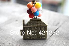 6pcs Necklace Beadwork Necklace Flying House Flying Dreams Up Movie Locket Necklac Locket Necklace Up Movienecklace Necklace Aliexpress