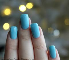 After simple nail polish, it's fun to experiment with acrylic nails. Light Blue Acrylic Nails New Expression Nails