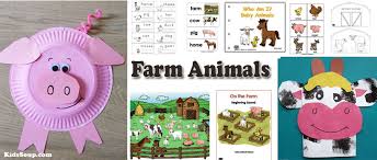 Worksheets, games, lesson plans, songs, stories Farm Animal Preschool Activities And Printables Kidssoup