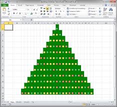 Sparkling Christmas Tree In Excel Teachexcel Com