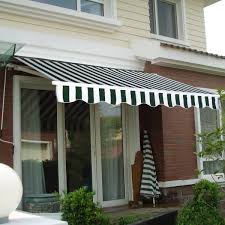 Do you wish your backyard was a little more shaded and secluded? Patio Awning Canopy Retractable Deck Door Outdoor Sun Shade Shelter Awnings Canopies Garden Structures Shade Equipment