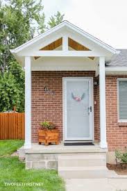 They add lots of style and appeal too. How To Wrap Porch Columns A Porch Makeover Twofeetfirst