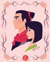Asia Ellington On Instagram Li Shang And Fa Mulan Asiadraws Disney Disneycouples Mulan Shang Disney Drawings Mulan Disney Disney Art
