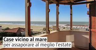 Scene dipinte a mano di case e cielo, dipinto sopra cornici foto di vetro. Le Case Vista Mare Piu Economiche D Italia Idealista News