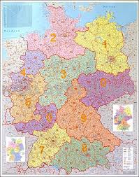 Databáze informace pro turistické cesty konzulárního odboru mzv. Nemecko Nastenna Mapa Psc 100 X 140 Cm Kralovstvi Map