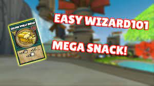 The Easiest Mega Snack In Wizard101 Golden Wheat Bread Youtube