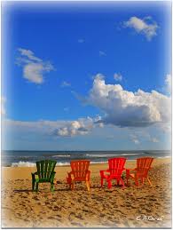 Beach Chairs In Sandbridge Photo By C A Graf Beach Scenery Beach Photos Sandbridge Beach