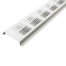 Air Vent 2 6 In X 97 25 In Rectangular White Uv Resistant Aluminum Soffit Vent Sold In A Carton Of 50 Only Sv201wh The Home Depot Attic Ventilation Window Air Conditioner The Home Depot