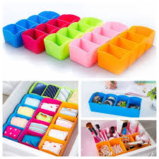 Order the socks according to style and/or color. New Plastic Underwear Storage Container Drawer Case Stationery Socks Organizer Household Supplies Cleaning Home Organization