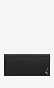 Saint Laurent Tiny Monogram Continental Wallet In Smooth Leather Ysl Com Smooth Leather Continental Wallet Jeweled Bag