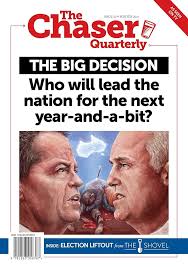 The Chaser Quarterly 3 eBook : Hansen, Andrew, Taylor, Chris, Knight,  Dominic, Keating, Ben, Norton-Lodge, Zoe, Lacey, Stephen, Featherstone,  Johanna, Campbell-Brown, Jesse, Firth, Charles, Schloeffel, James:  Amazon.com.au: Kindle Store