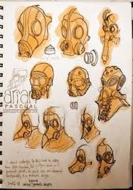 Designs Of Steampunk Gas Masks Steampunk Drawing Art Mask Drawing