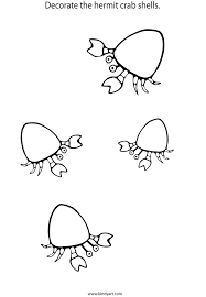 Letter coloring pages of alphabet. Hermit Crab Coloring Page Coloring Home