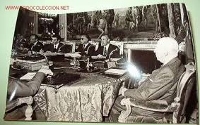 Íñigo méndez de vigo efe. Franco En El Ultimo Consejo De Ministros Celebr Comprar Fotografia Antigua Fotomecanica En Todocoleccion 7301123