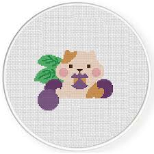 Welcome to free cross stitch & needlework patterns at allcrafts where you can find hundreds of free patterns and projects. Grapes Hamster Cross Stitch Pattern Daily Cross Stitch