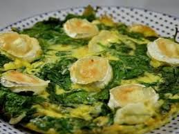 Omelette Epinard Fromage De Chevre Cuite Au Four Fromage De Chevre Omelette Aux Epinards Recette Omelette