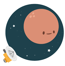 Kawaii planet pluto vector cartoon clipart. Ucreative Com Pluto Flyby Illustrators Give Some Love To Our Beloved Dwarf Planet Ucreative Com