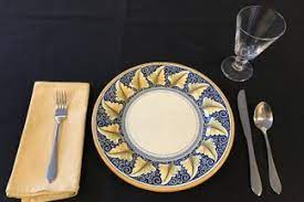 Stemware is aligned symmetrically at the top right of the plate. Proper Table Setting 101 Everything You Need To Know Emily Post