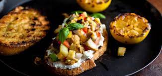 Grilled Ratatouille With Crostini And Goat Cheese Goat Cheese Recipes Nytimes Recipes Recipes