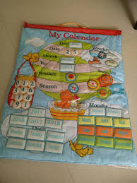 Velcro Calendar Learning Chart