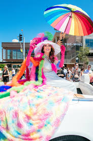 Be sure to arrive early to get a great spot along the parade route! Scenes From Los Angeles Pride Vogue