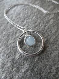 Buy Aquamarine Pendant, Silver Aquamarine Pendant, Aquamarine Necklace,  March Birthstone Jewelry, Silver Circle Pendant, Blue Gemstone Pendant,  Online in India