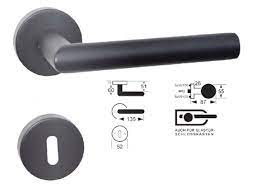 We carry bar pulls in brushed satin nickel, flat black, polished chrome, stainless steel, and more, so you are sure to find the finish that works best for you. Black Stainless Steel Door Handles Front Door Hardware Echhardware