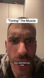 There is no such thing as toning a muscle. Gain muscle and then lean down.