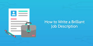How To Write A Brilliant Job Description 2 Templates 12