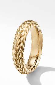 David Yurman Chevron 18k Gold Band Ring Nordstrom Mens Gold Wedding Band Mens Wedding Rings Gold Mens Gold Rings