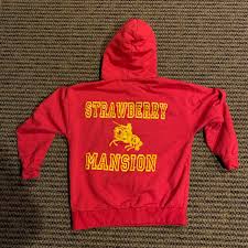 See more of strawberry mansion class of 99 20th reunion on facebook. Strawberry Mansion Hoodie Color Red And Yellow Depop