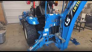 2020 ls tractor xj2025h â€ 25hp small chassis 4wd compact tractor, suited for smaller, confined spaces. Ls Tractor Xj2025 How To Remove Backhoe From Tractor Youtube