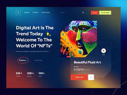 Nft Landing Page Website In 2021 Landing Page Web App Design Corporate Website Design