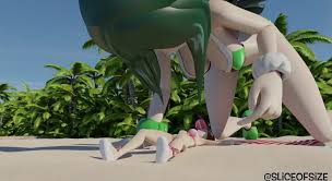 Tsuyus Sunscreen Reaction [giantess Growth] - Lesbian Porn Videos