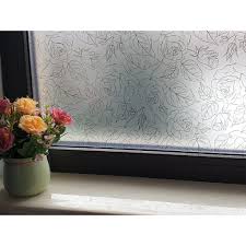 Folie Decorativa Pentru Geam Autoadeziva Floral Grafic Negru 10 M X 1 M Emag Ro